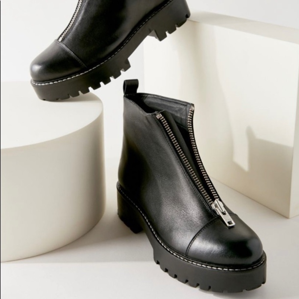 UO Juliette Front Zip Boot Combat